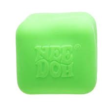 Glow NeeDoh Nice Cube - Classic Green