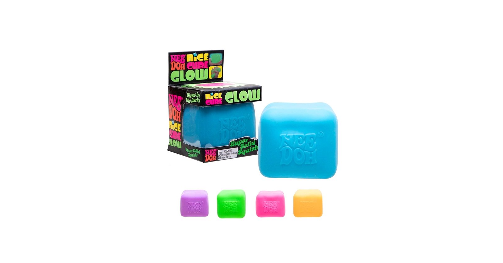Mini NeeDoh Nice Cube Glow Edition